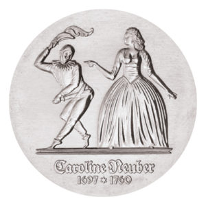 DDR 5 Mark 1985 225. Todestag Caroline Neuber