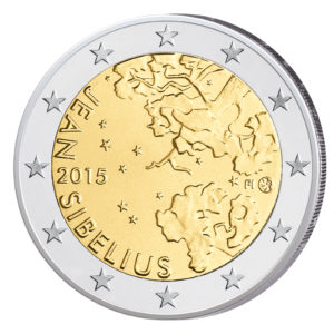 Finnland 2 Euro-Gedenkmünze 2015 - 150. Geburtstag von Jean Sibelius