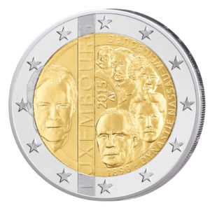 Luxemburg 2 Euro-Gedenkmünze 2015 - 125. Jahrestag der Dynastie Nassau-Weilburg