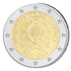 Malta 2 Euro-Sondermünze 2014 - 200. Jahrestag der maltesischen Polizei