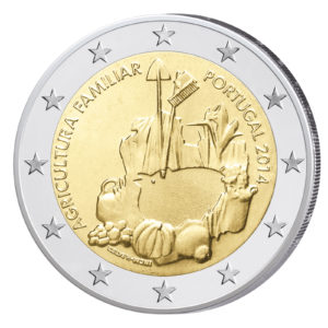 Portugal 2 Euro-Sondermünze 2014 - Intern. Jahr der familienbetriebenen Landwirtschaft