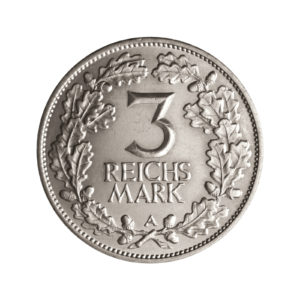 Silbermünze 3 Reichsmark Weimarer Republik 1925, Jahrtausendfeier der Rheinlande