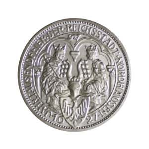 Weimarer Republik 3 Reichsmark 1927 „1000 Jahre Nordhausen“, J. 327