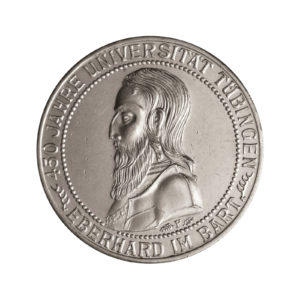 Weimarer Republik 3 Reichsmark 1927 „450 Jahre Universität Tübingen“, J. 328