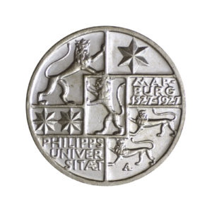 Weimarer Republik 3 Reichsmark 1927 „400 Jahre Philipps-Universität Marburg“, J. 330