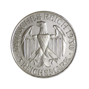 Rückseite der Gedenkmünze 3 Reichsmark 1930 Weimarer Republik