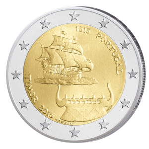 Portugal 2 Euro-Gedenkmünze 2015 - 500. Jahrestag der ersten Kontakte mit Timor