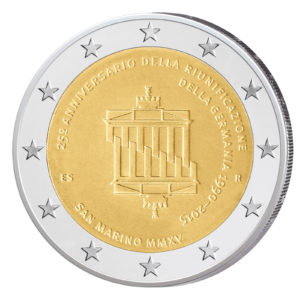 San Marino 2 Euro-Gedenkmünze 2015 - 25 Jahre Deutsche Einheit