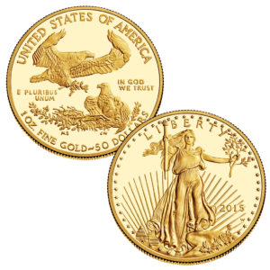 American Gold Eagle 2015 – „Lady Liberty“ von St. Gaudens