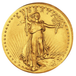 USA 20 Dollars 1907 Gold „Double Eagle“, Lady Liberty