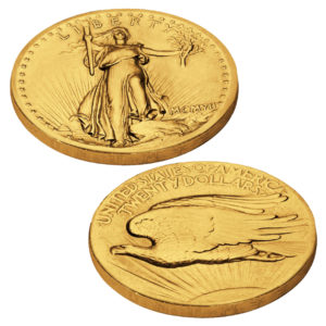 St. Gaudens 20 Dollars Goldmünze 1907 High Relief