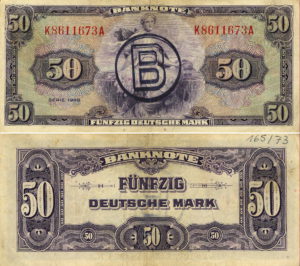 50 DM Banknote 1948, Rosenberg-Nr. 243