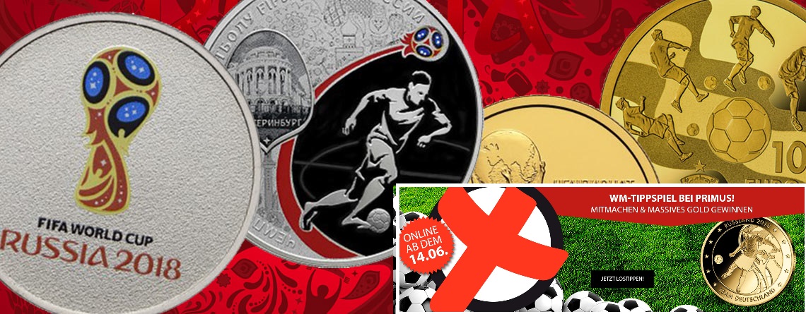 Münzen zu Russland 2018 – Weltmeisterliche Sammlerstücke für Fußballfans Münzen zu Russland 2018 – Weltmeisterliche Sammlerstücke für Fußballfans