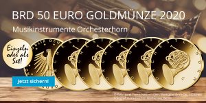 50 Euro Goldmünze 2020 Deutschland Orchesterhorn