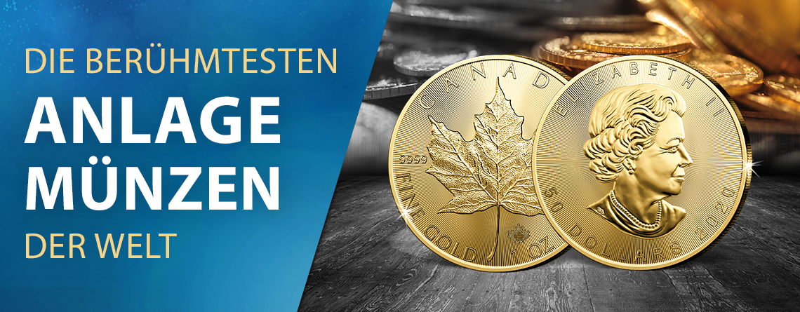 Kanadische Münzen, Berühmteste Anlagemünzen der Welt - Maple Leaf
