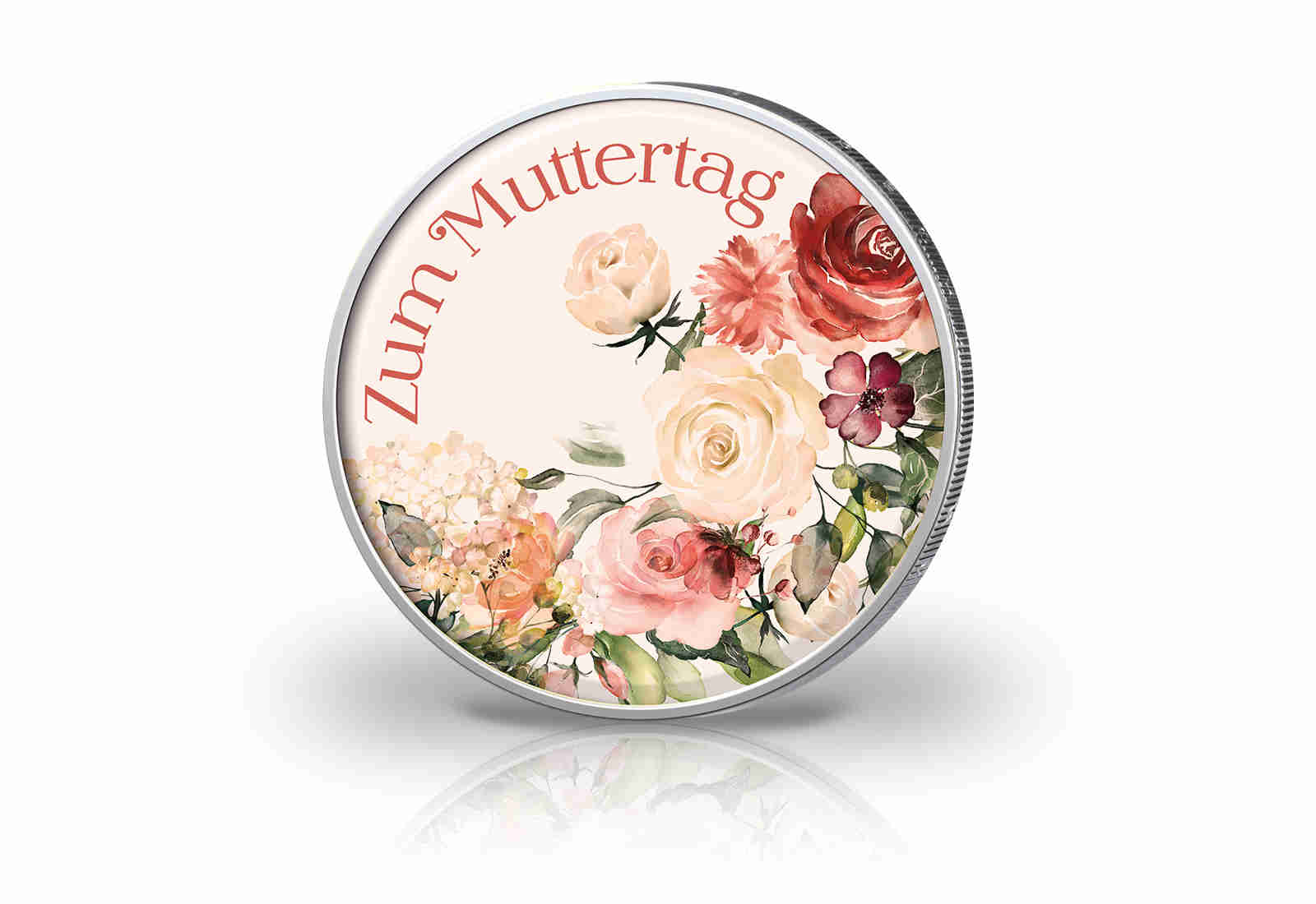 2 Euro mit Farbmotiv Muttertag