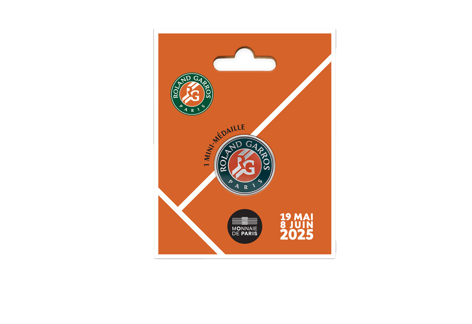 Gedenkprägung 2025 Frankreich French Open Paris