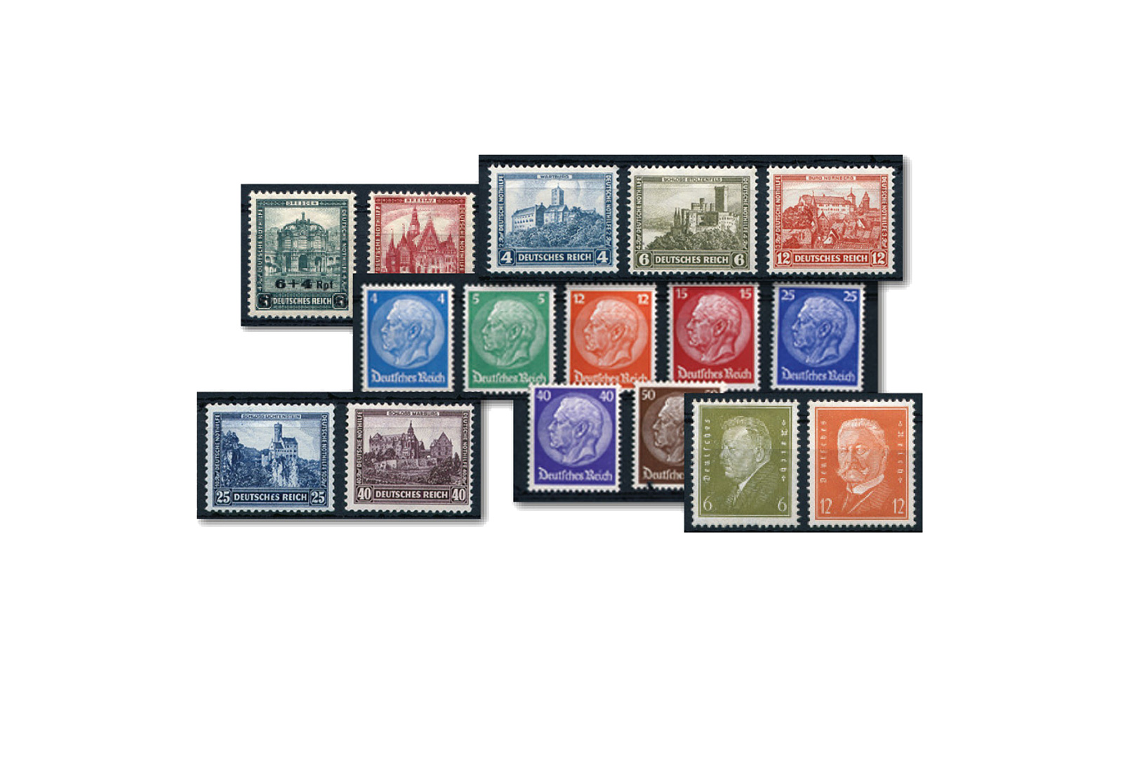 Deutsches Reich Jahrgang 1932 Mi.Nr. 463/478 postfrisch