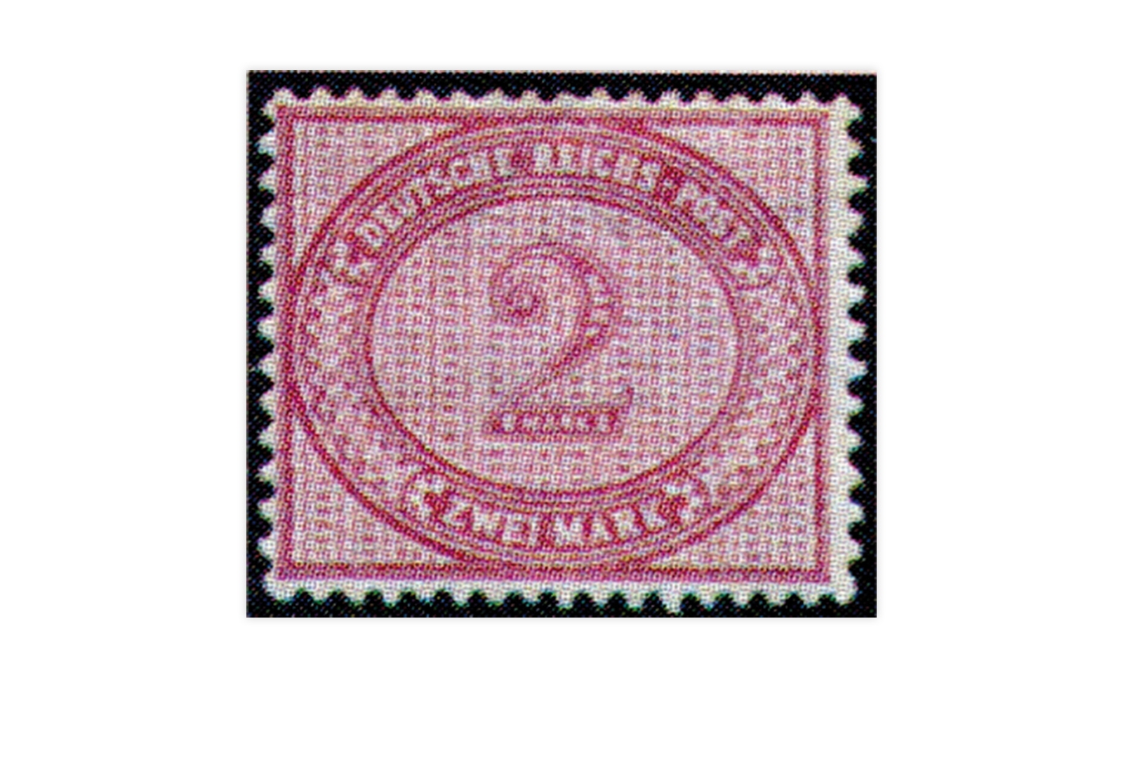 Briefmarke Deutsches Reich 1875 Kaiserreich Innendienst Michel-Nr. 37 Falz
