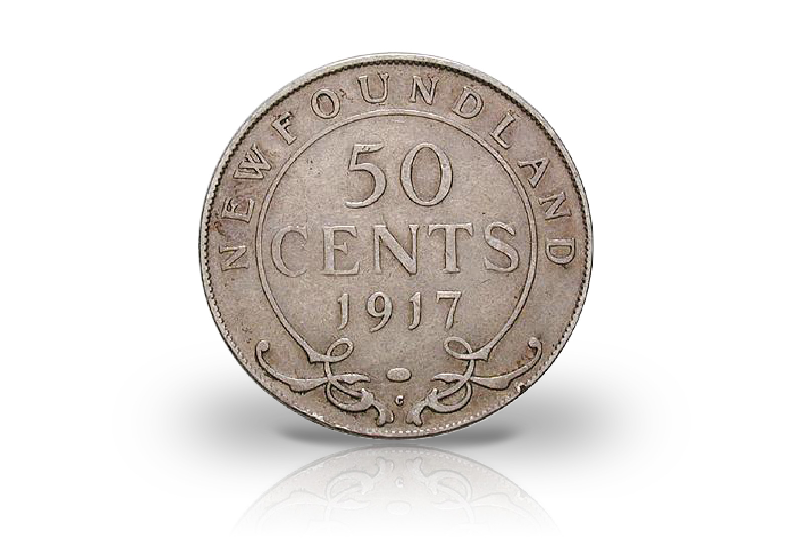 50 Cents 1911-1919 Kanada George V. gekrönte Büste