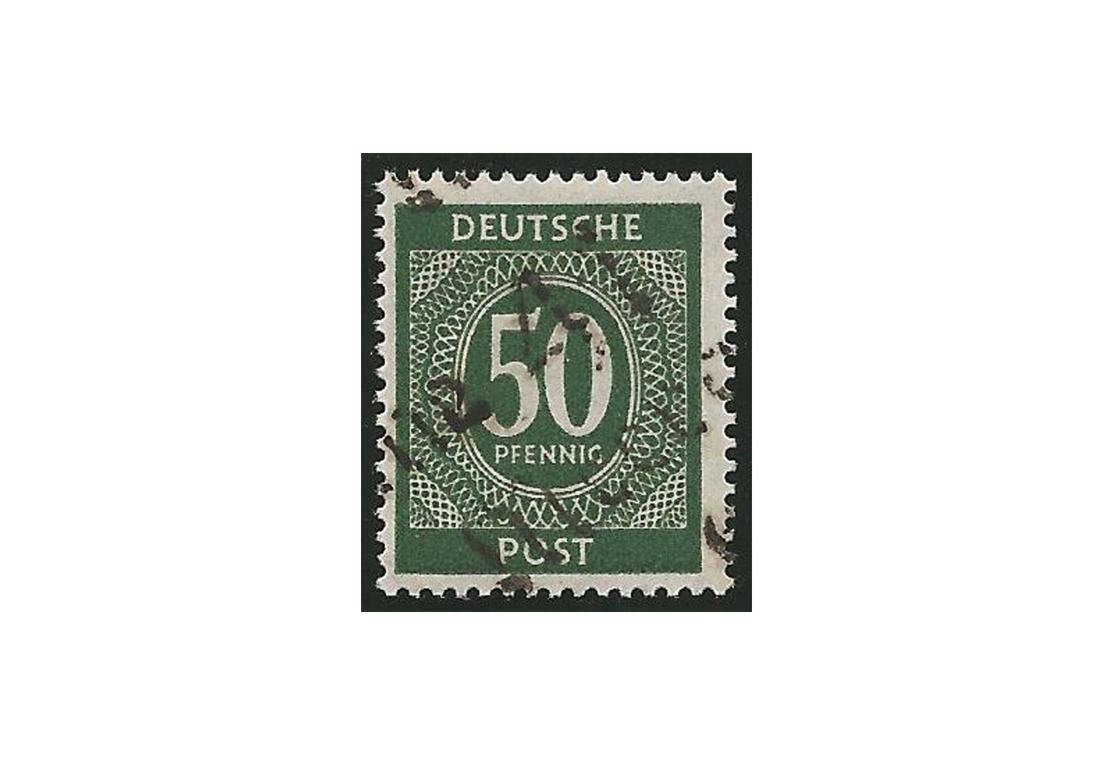SBZ Bezirkshandstempel - Ziffernausgaben 1948 Michel Nr. I t postfrisch geprüft