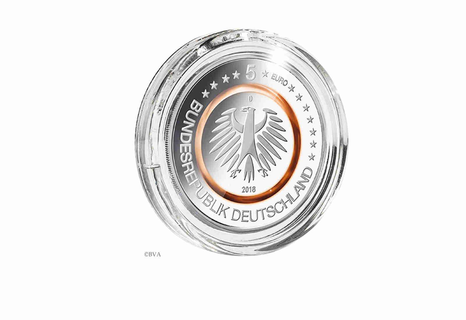 Münzkapsel für 5 Euro BRD -1 Stück