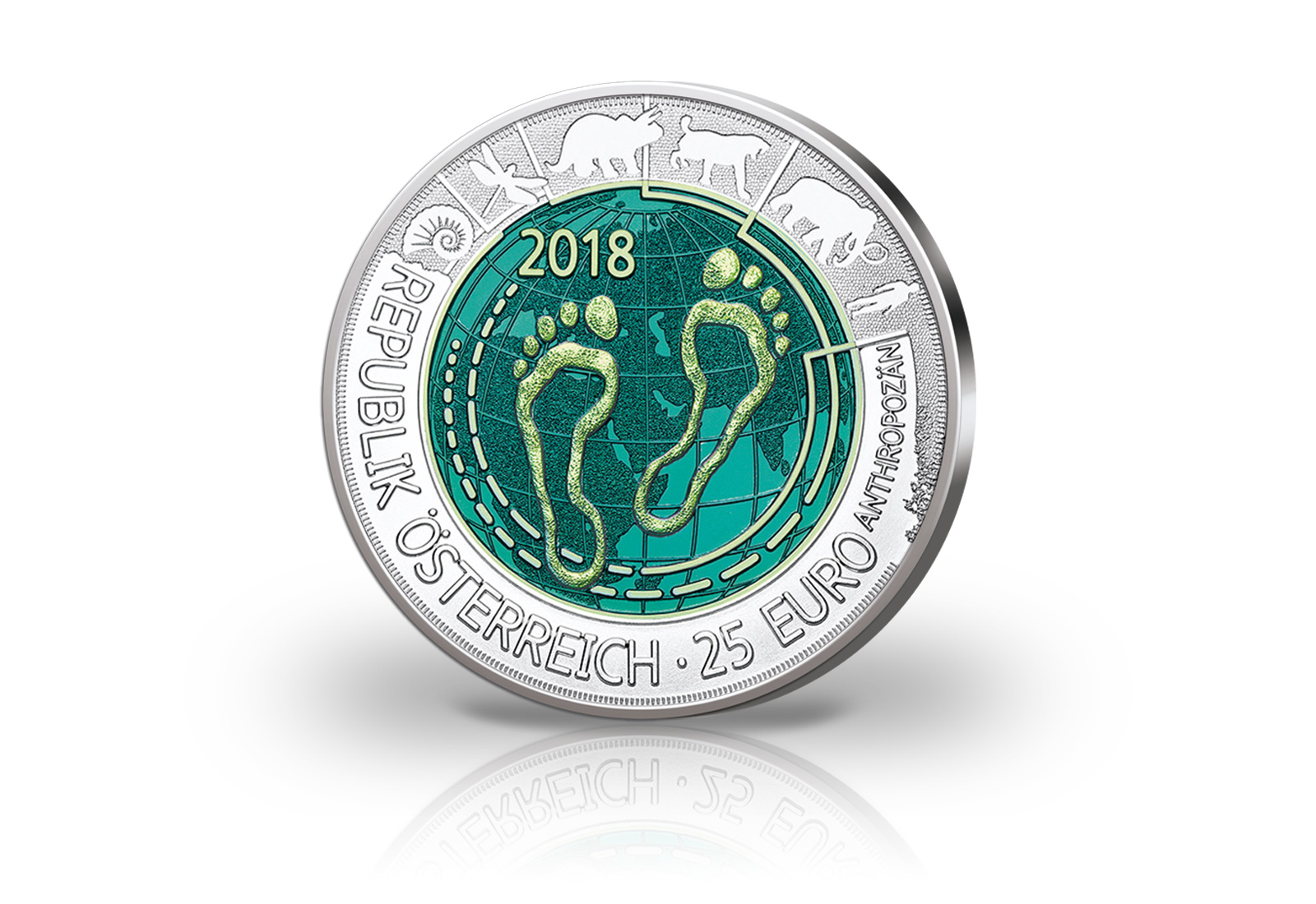 25 Euro 2018 Österreich Anthropozän hgh