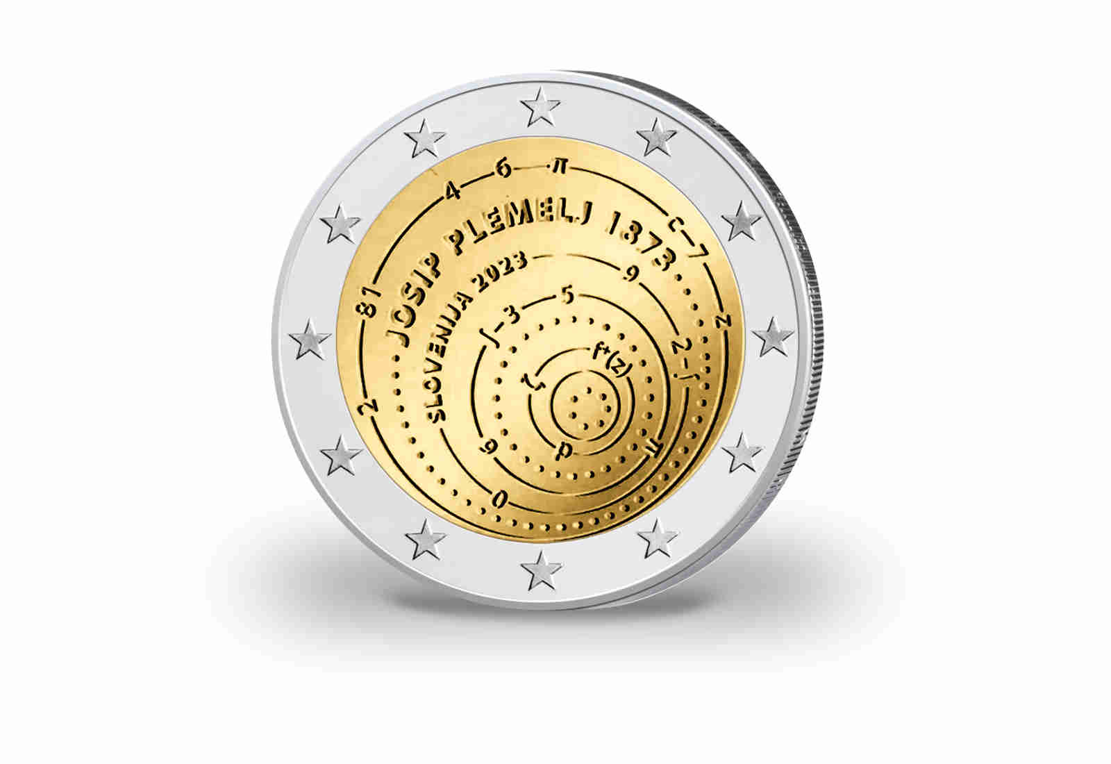 2 Euro 2023 Slowenien 150. Geburtstag Josip Plemelj