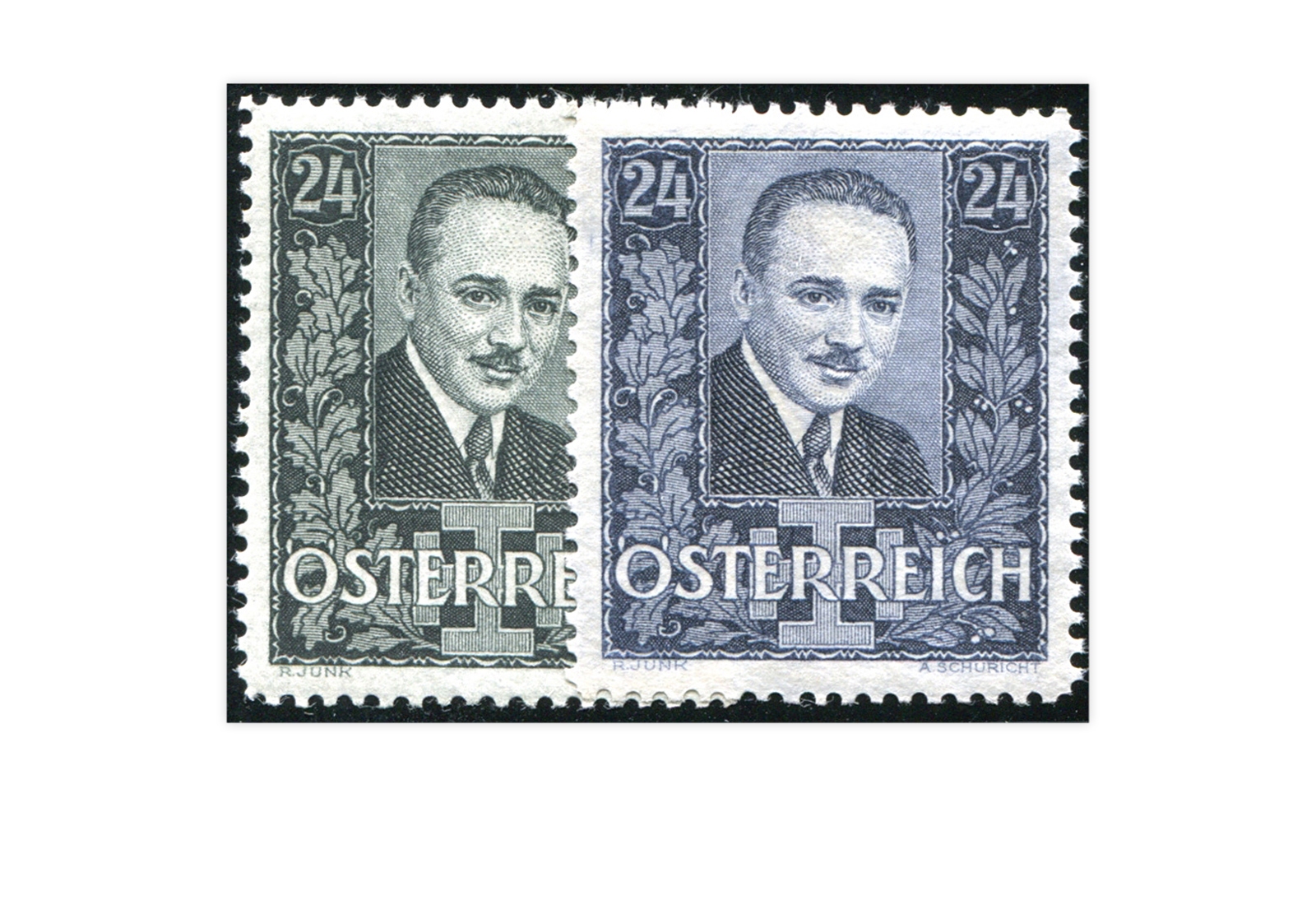 1. Republik Österreich 1934 Mi.Nr. 589/590 I **