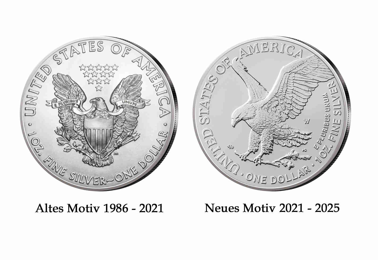 American Eagle Komplett Kollektion 1986-2025 in Holzkassette