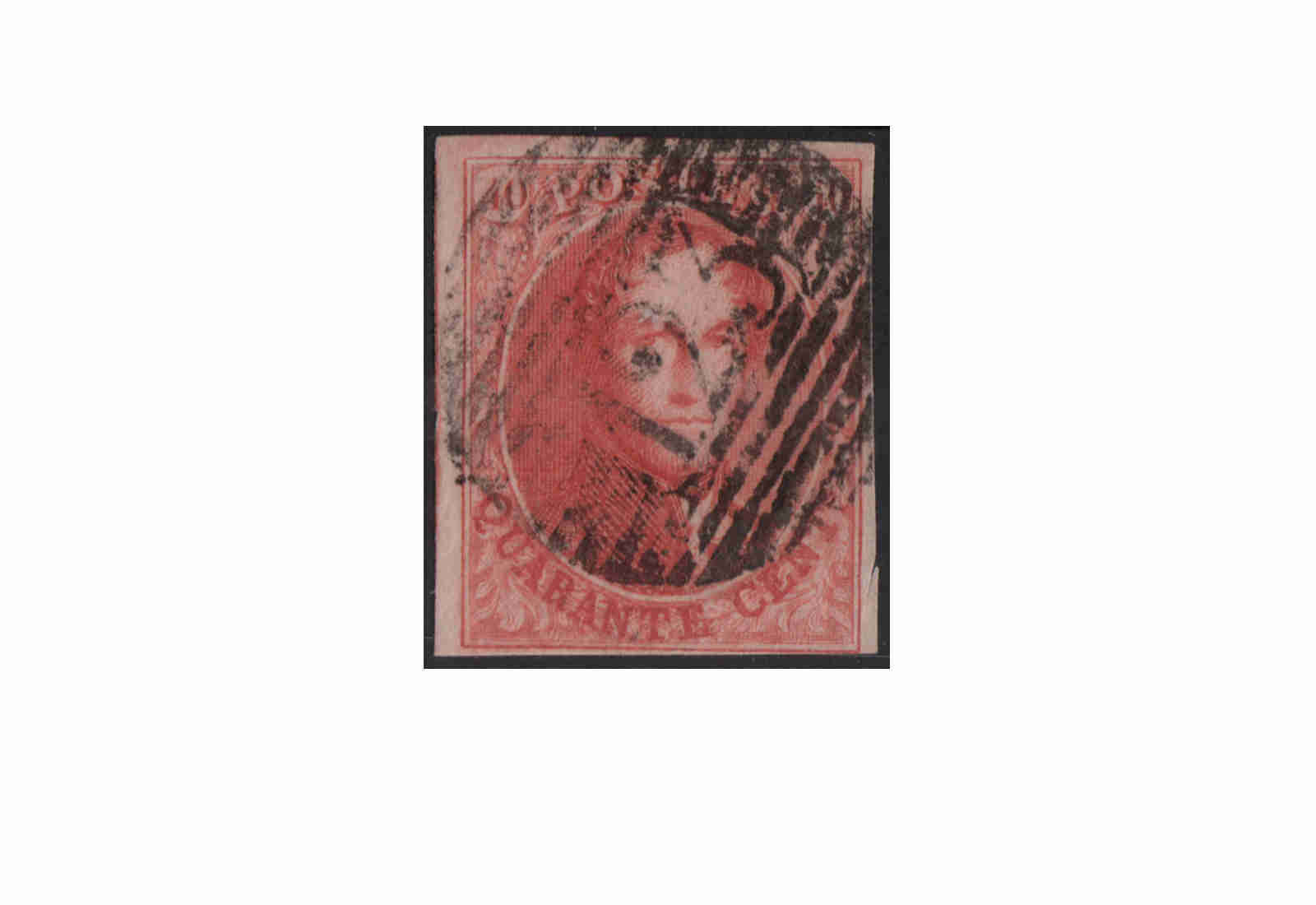 Belgien Leopold I. 1858/1861 Michel-Nr. 9 I gestempelt
