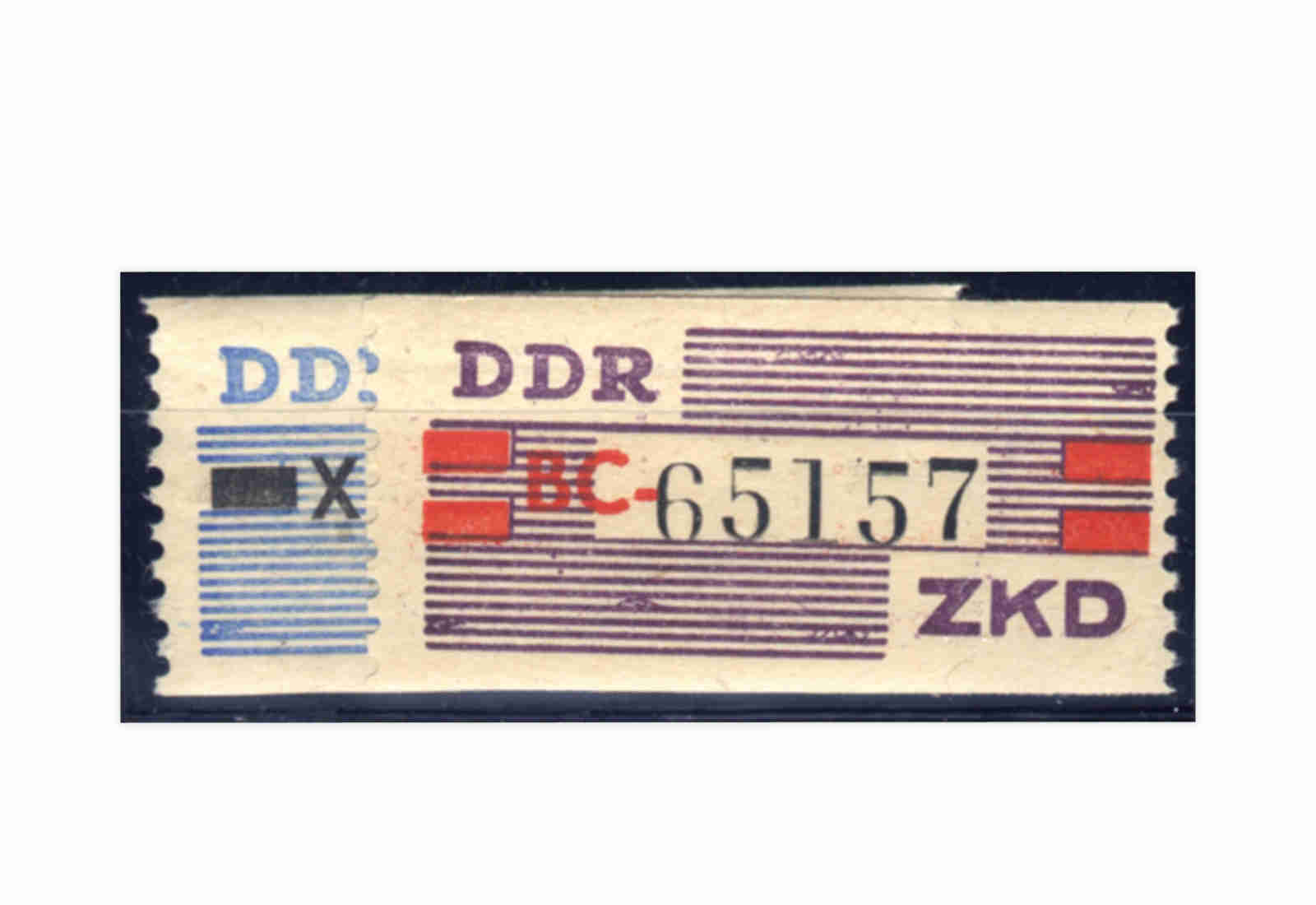DDR Dienstmarken Dienst B III/IV gestempelt