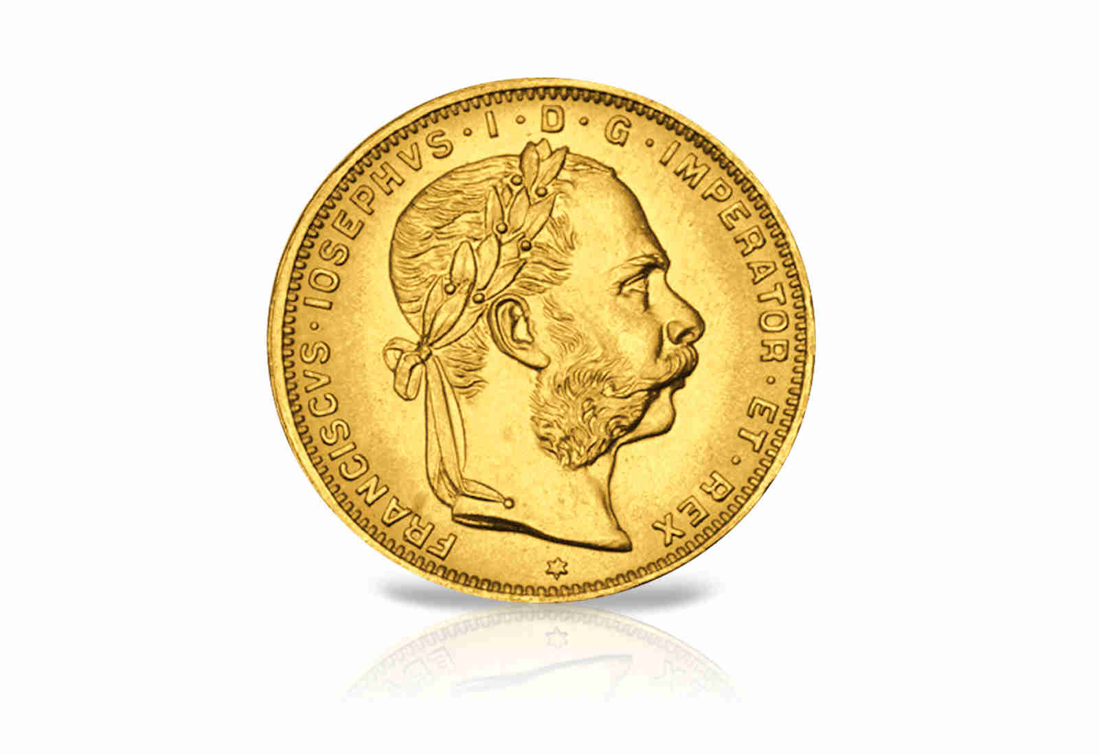 8 Florin/Gulden Goldmünze 1892 Österreich Franz Joseph I.