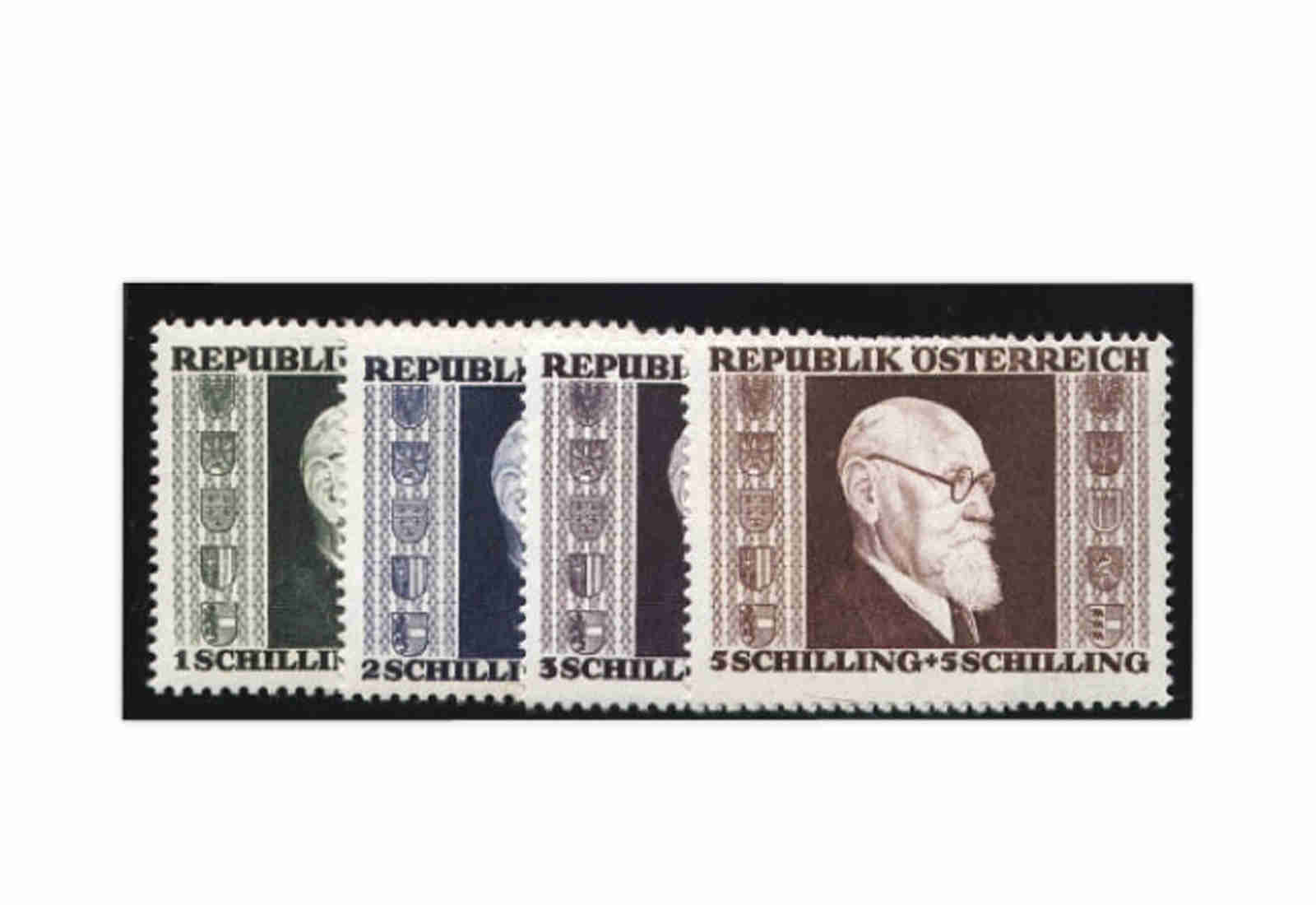 Österreich Frühausgaben Karl Renner Mi.Nr. 772/775 A postfrisch