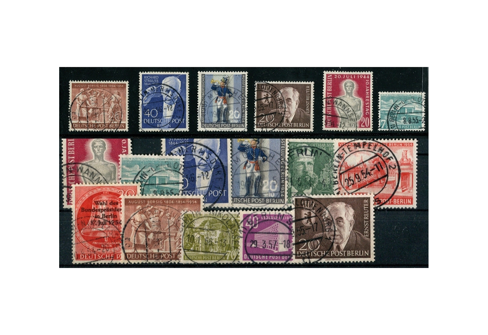 Berlin Jahrgang 1954 gest. MiNr.: 115-125