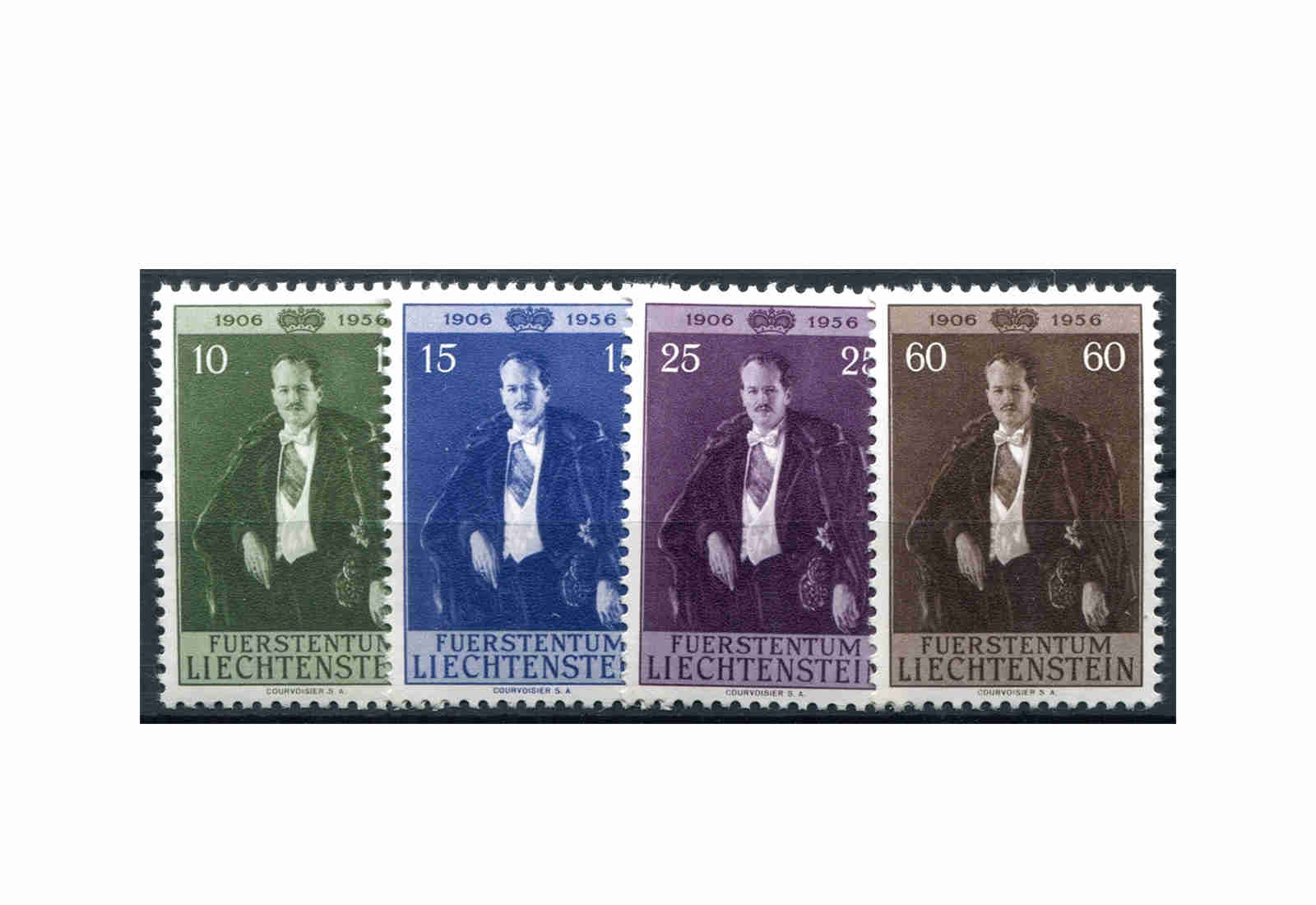 Liechtenstein Frühausgaben 1956 Mi.Nr. 348/351 postfrisch