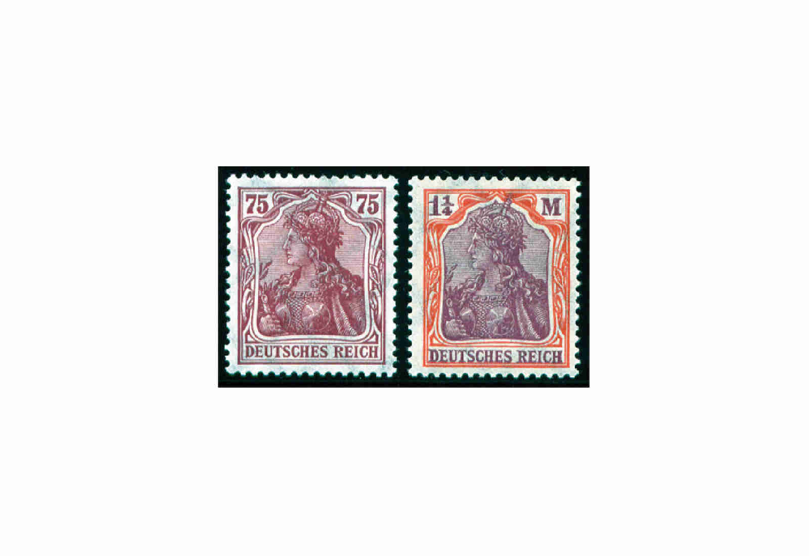 Briefmarken Deutsches Reich Inflation 1922 Michel-Nr. 197/198 postfrisch