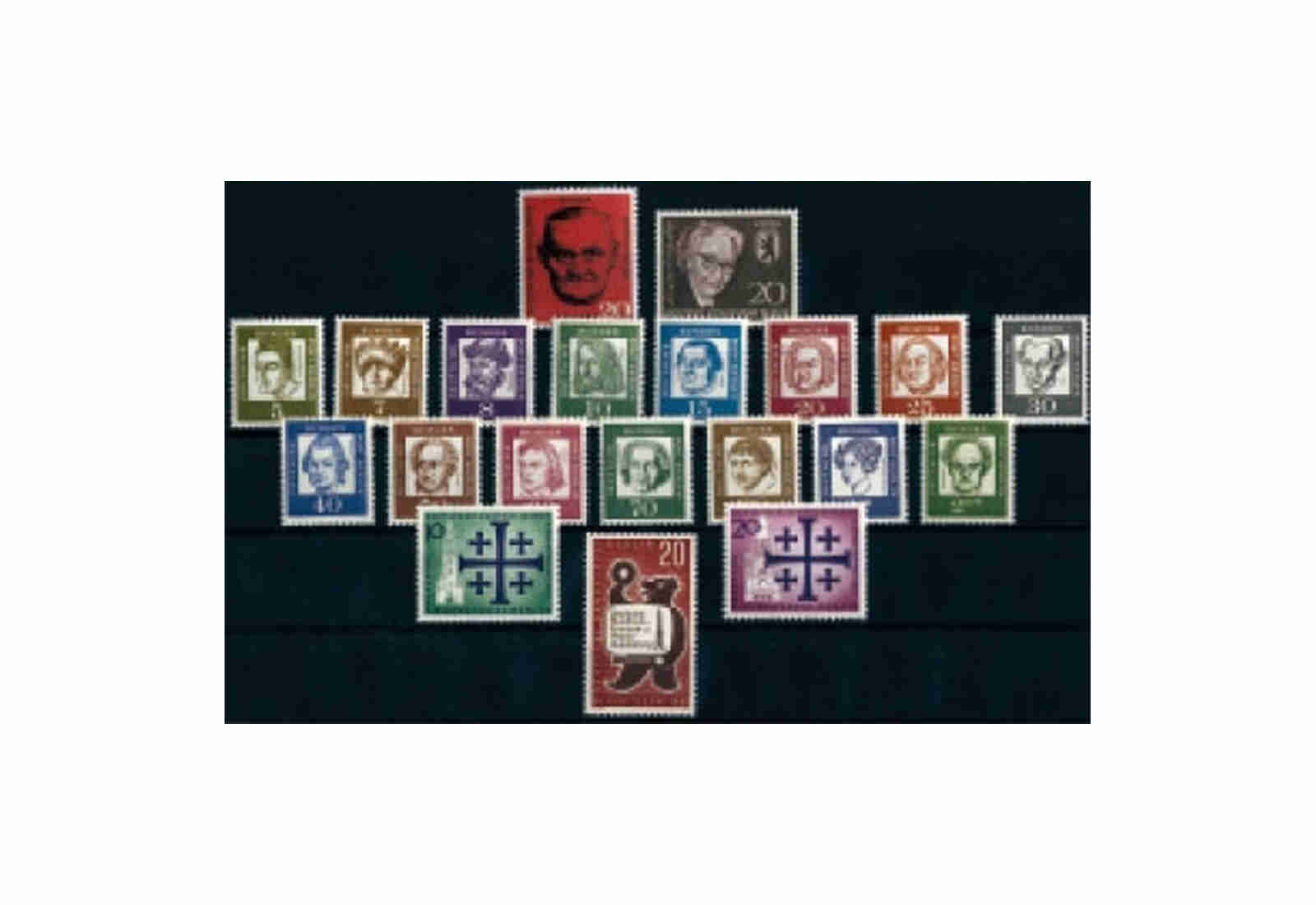 Berlin Jahrgang 1961 Mi.Nr. 197-217 gestempelt
