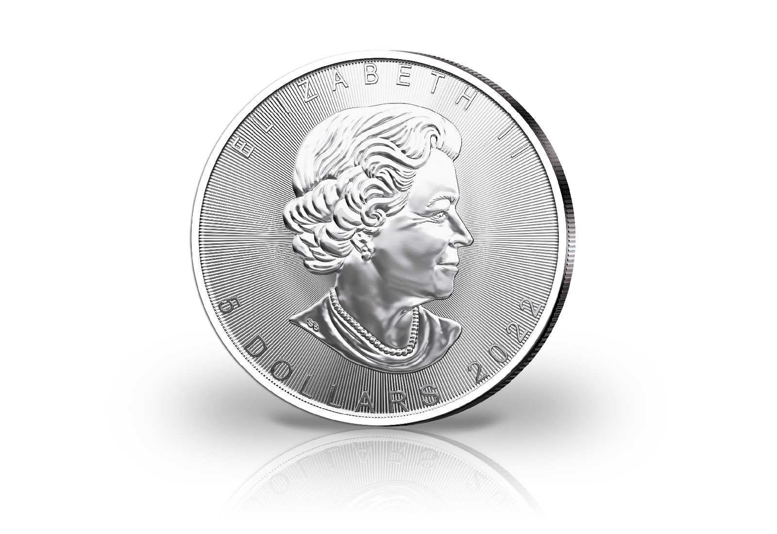 Maple Leaf 1 oz Silber Jahrgang unserer Wahl Kanada mit Farbapplikation Schwarzbär