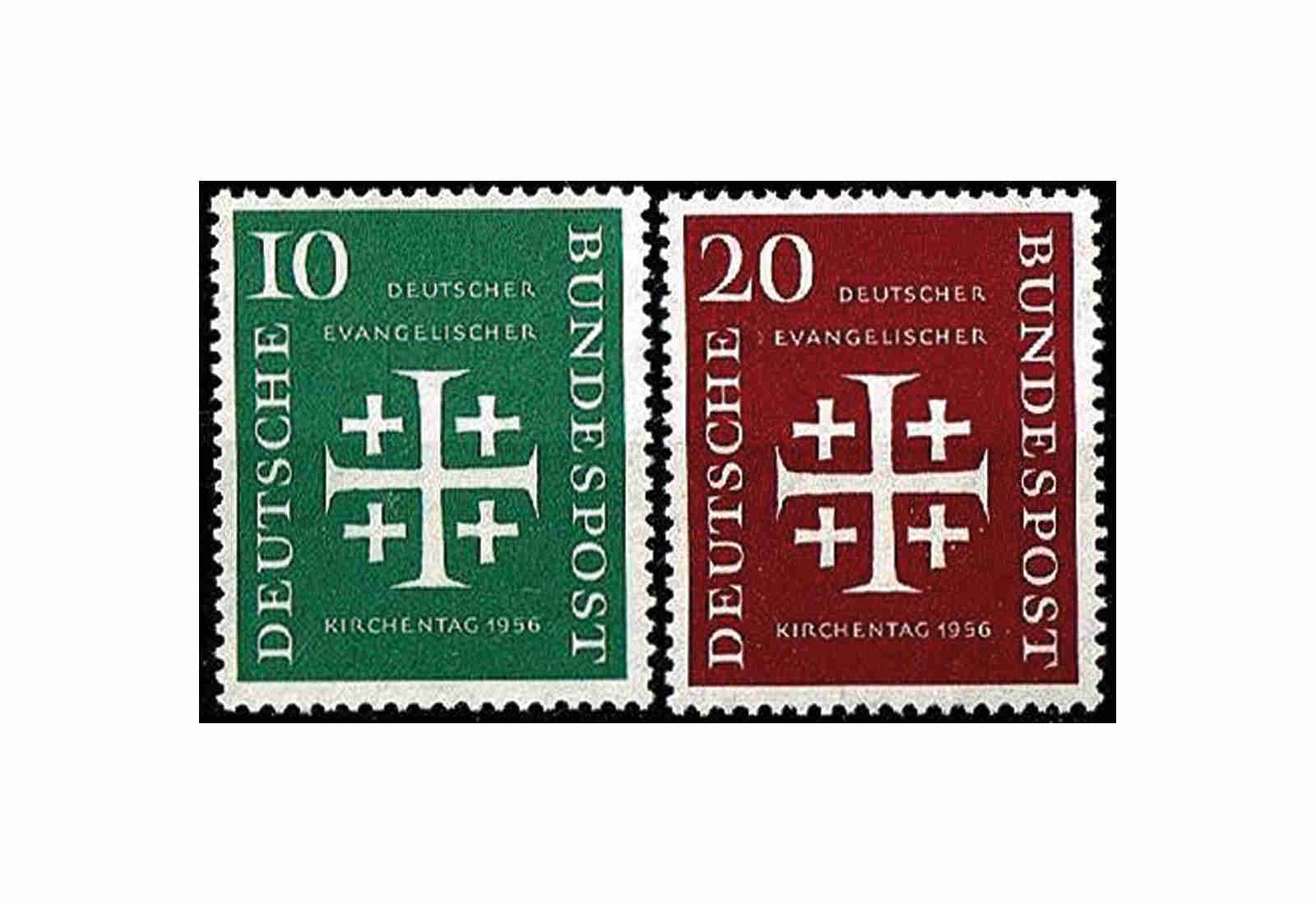 Briefmarken BRD Jugend 1956 Michel-Nr. 235-236 postfrisch