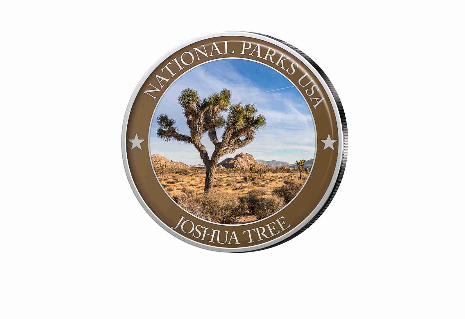 1/2 Dollar USA Joshua Tree Serie National Parks USA mit Farbapplikation