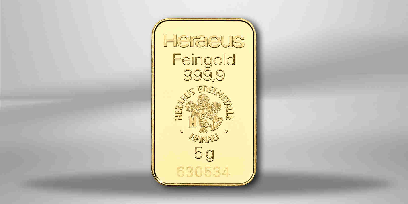Goldbarren 5 g Motiv unserer Wahl