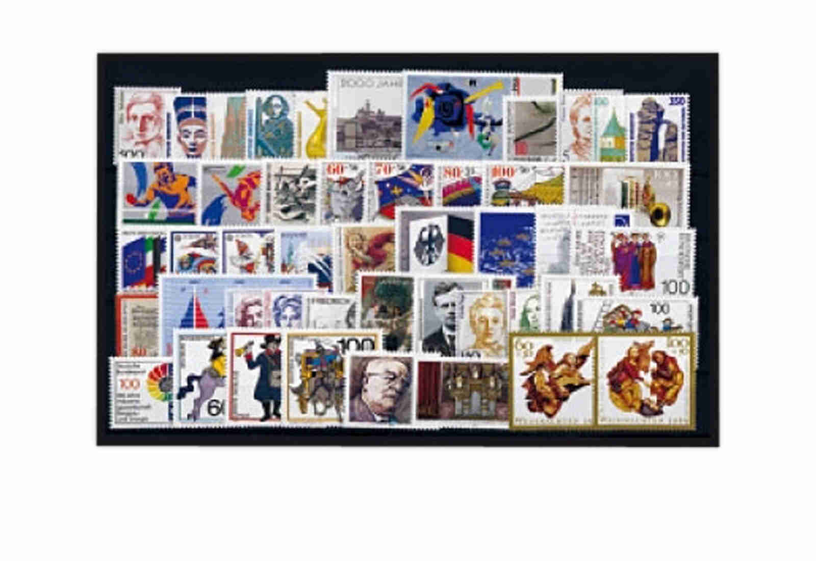 Briefmarken BRD Jahrgangsatz 1989 Michel-Nr. 1397-1443 postfrisch