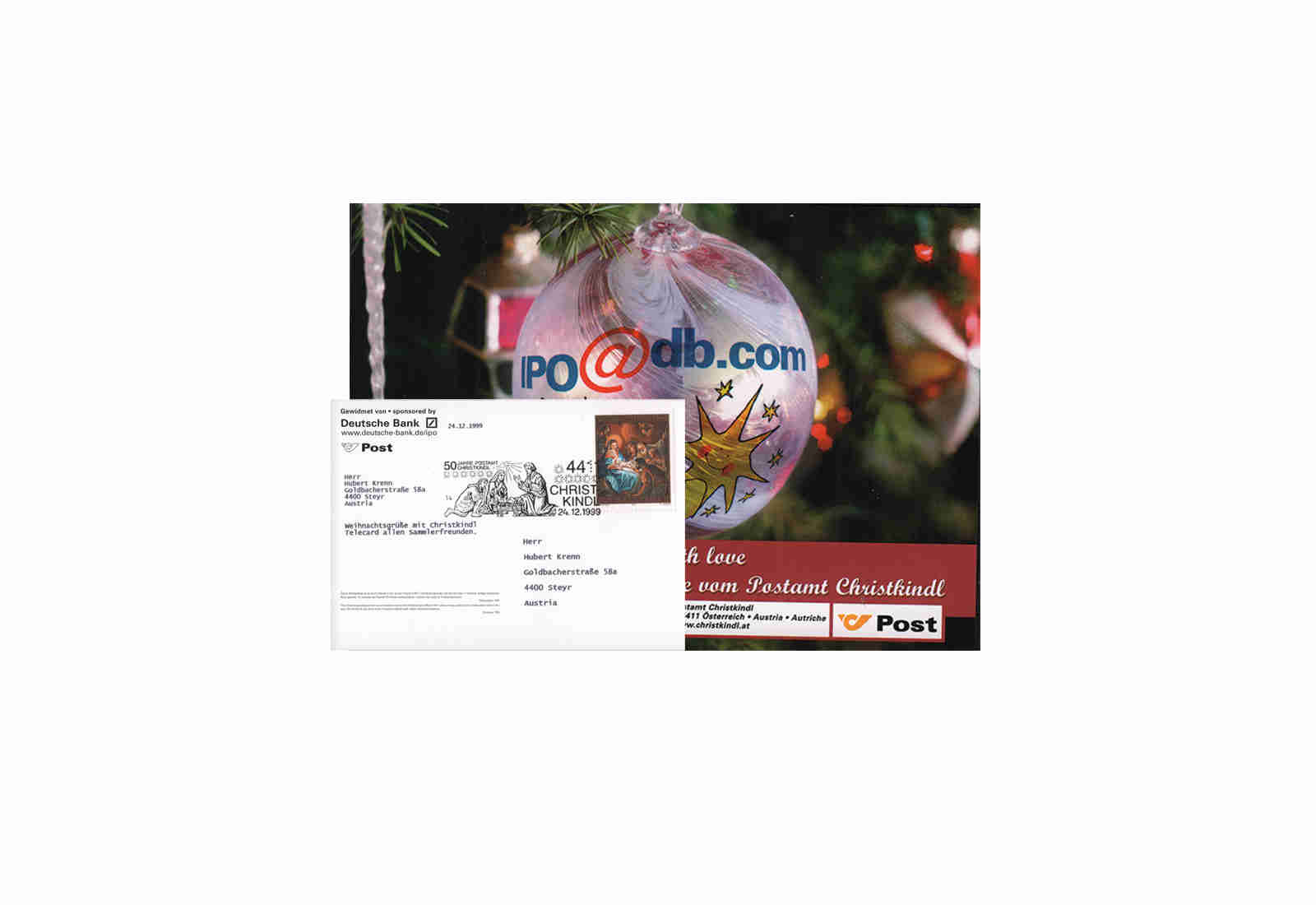 Österreich Internet-X-Mas-Card 1999/2000 (Motiv B)