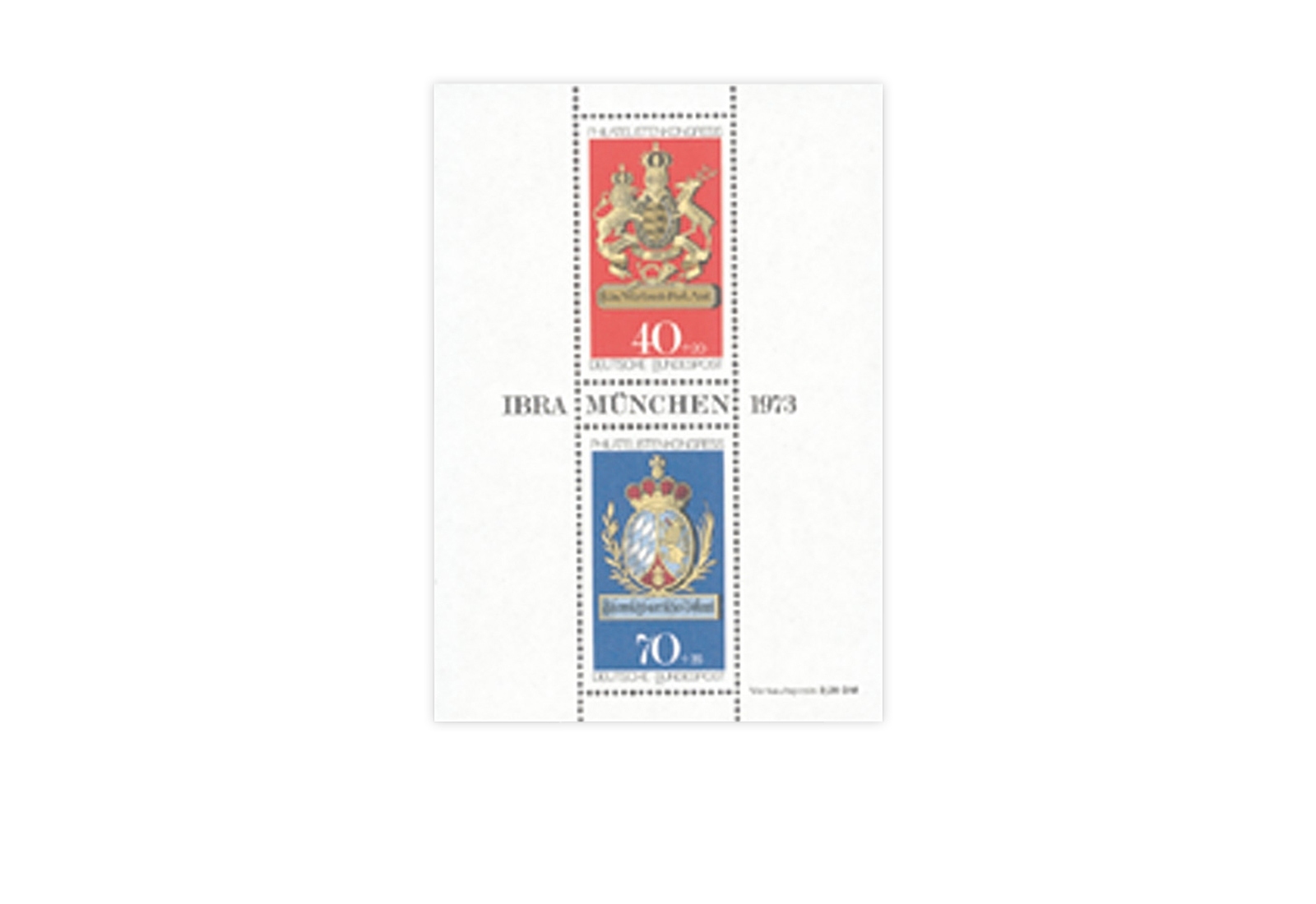 BRD Block 9 1973 gestempelt