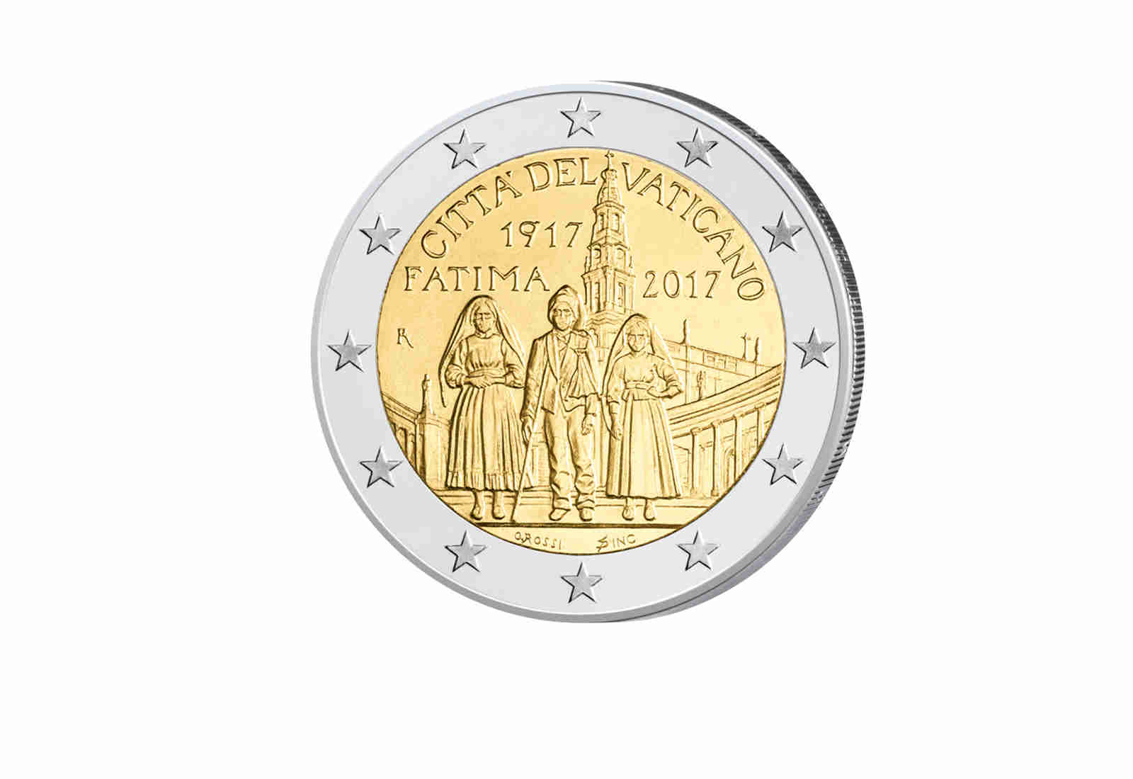 2 Euro 2017 Vatikan 100. Jahre Erscheinung von Fatima st im Blister