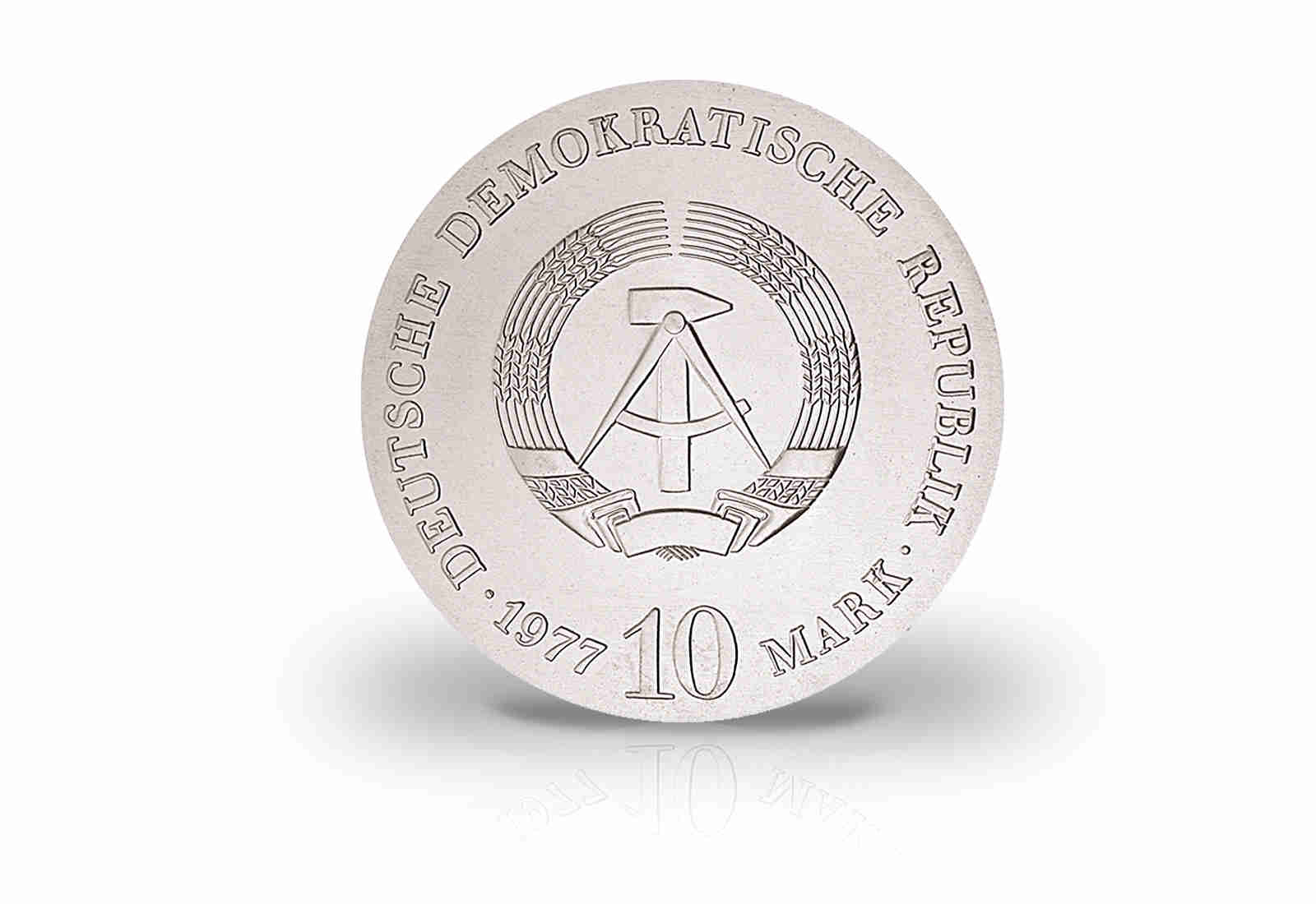 10 Mark Gedenkmünze 1972 DDR  Heinrich Heine Jaeger-Nr. 1542