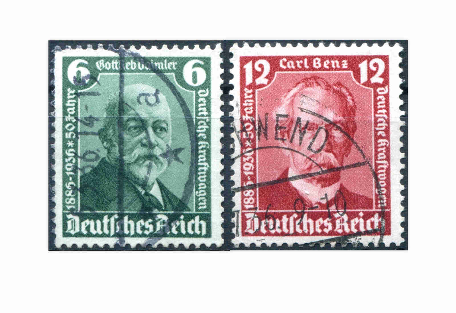Deutsches Reich Mi.Nr. 604/605 gestempelt