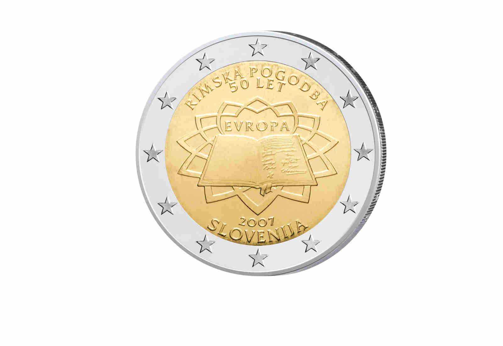 2 Euro 2007 Slowenien Römische Verträge