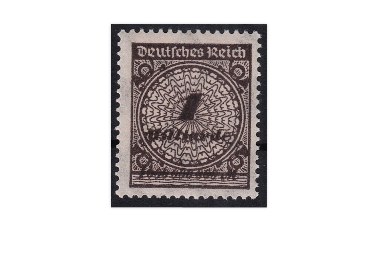 Briefmarke Deutsches Reich Walzendruck 1923 Michel-Nr. 325 Wb postfrisch geprüft